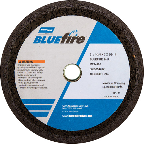 Disque &agrave; &eacute;barbage portatif non renforc&eacute; BlueFire Absolute Business Supply