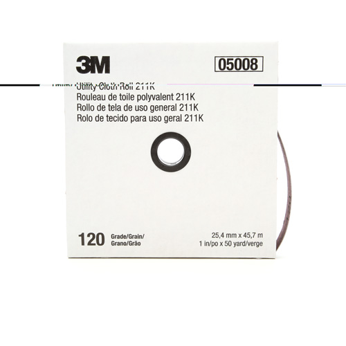 Utility Roll 211K, Aluminum Oxide, 1" W x 150' L, 120 Grit Absolute Business Supply