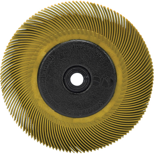 Scotch-Brite Radial Bristle Brush, Ceramic, 80 Grit, 6" Dia. Absolute Business Supply