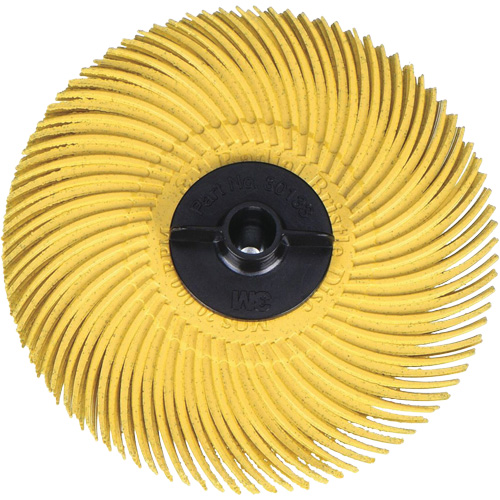 Scotch-Brite Radial Bristle Disc, Aluminum Oxide, 80 Grit, 3" Dia. Absolute Business Supply