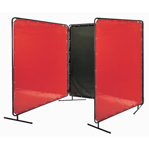 &eacute;cran et cadre pour soudage, Vert, 6' x 6' Absolute Business Supply