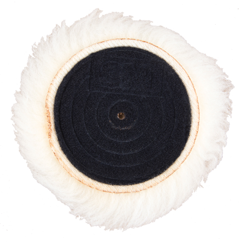 Finesse-it Natural Buffing Pad, 3" Dia., Wool Absolute Business Supply