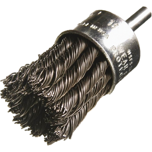 Brosses mont&eacute;es &agrave; fils nou&eacute;s, 1/2" dia., dia. Des fils 0,014", Tige 1/4" Absolute Business Supply