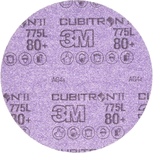 6" Cubitron II 775L Disc - 80 Grit, 6" Dia., 80+ Grit Absolute Business Supply