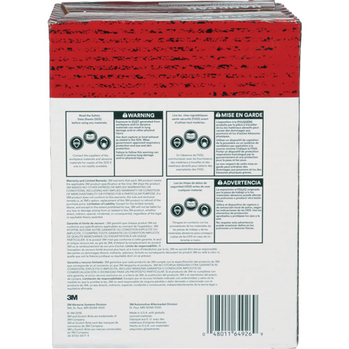 Tampons manuels Scotch-Brite 7447, Oxyde d'aluminium, 9" x 6", Grain Tr&egrave;s fin Absolute Business Supply