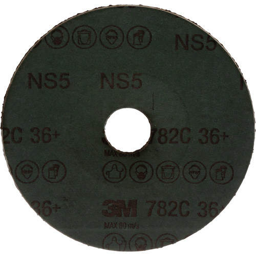 782C Fibre Disc, Ceramic Grain, 36+, 5" Dia x 7/8" Arbor Absolute Business Supply