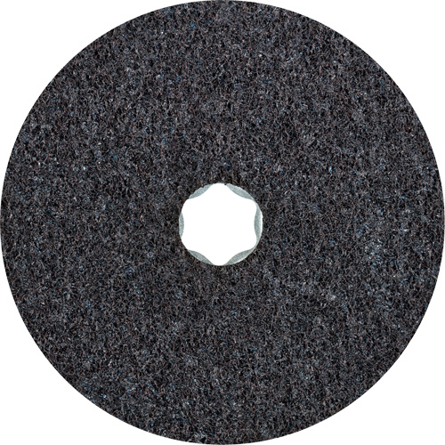 Disc de conditionnement de surface &agrave; boucles et crochets, 4-1/2" dia., Grain Moyen, Oxyde d'aluminium Absolute Business Supply