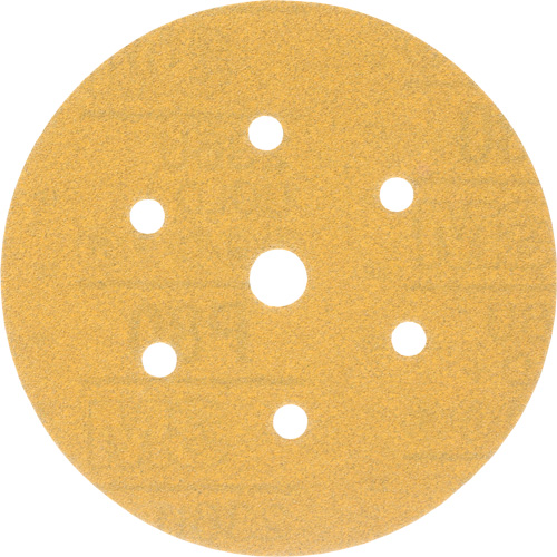 Film pour disque Hookit de 3M, dia 6", Grain P80, Oxyde d'aluminium, Poids C Absolute Business Supply