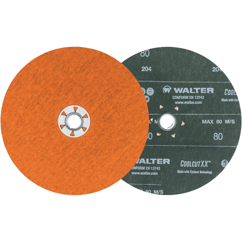 Disque de sablage Coolcut XX, 7" dia., Grain 80, C&eacute;ramique Absolute Business Supply