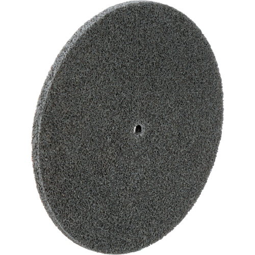 Scotch-Brite EXL Unitized Wheel, 6" x 1/4", 1/4" Arbor, Fine Grit, Silicon Carbide Absolute Business Supply