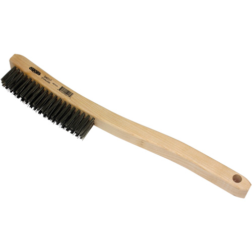 Brosse de nettoyage, Acier inoxydable, 3 x 19 rangs de fils, Longueur 13-11/16" Absolute Business Supply