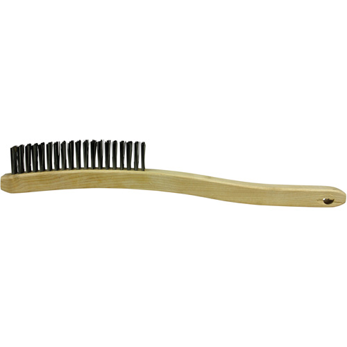 Brosse de nettoyage, Acier inoxydable, 3 x 19 rangs de fils, Longueur 13-11/16" Absolute Business Supply