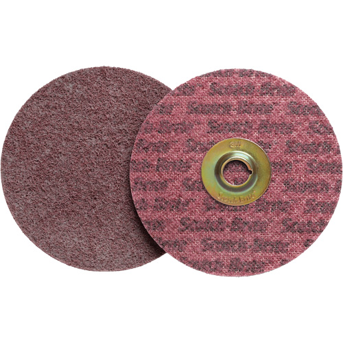 Scotch-Brite Roloc Surface Conditioning Disc, 2" Dia., Medium Grit, Aluminum Oxide Absolute Business Supply