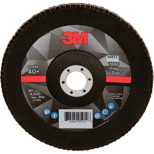 769F Quick Change Flap Disc, 7" x 7/8", Type 29, 120+ Grit, Aluminum Oxide/Ceramic Absolute Business Supply