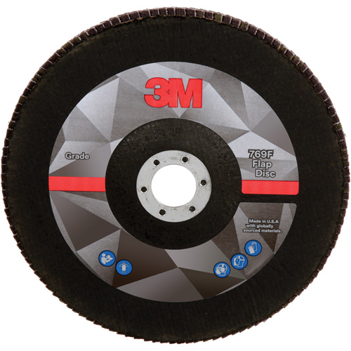 769F Quick Change Flap Disc, 7" x 7/8", Type 27, 60+ Grit, Aluminum Oxide/Ceramic Absolute Business Supply