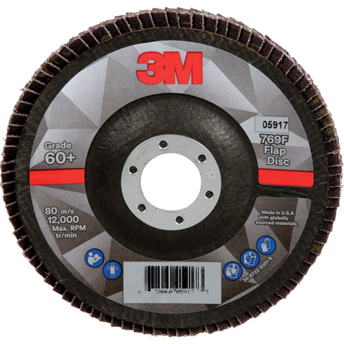 769F Quick Change Flap Disc, 5" x 7/8", Type 29, 60+ Grit, Ceramic Absolute Business Supply