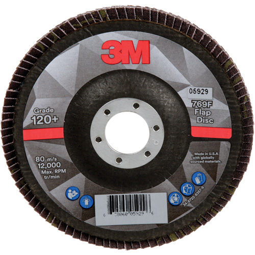 769F Quick Change Flap Disc, 5" x 7/8", Type 29, 120+ Grit, Ceramic Absolute Business Supply