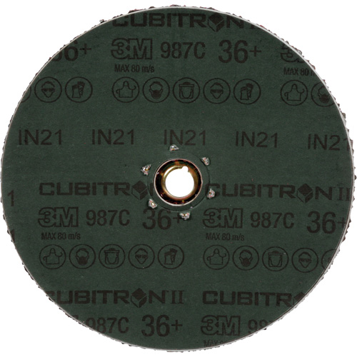 Disque en fibre 987C Cubitron II, C&eacute;ramique, 36+, 4-1/2" Dia Absolute Business Supply