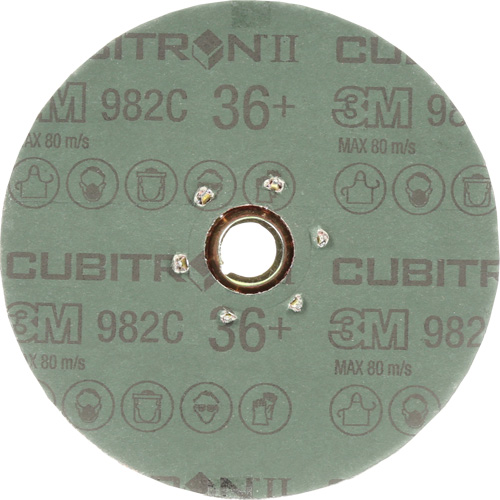 Cubitron II 982C Fibre Disc, Ceramic, 36+, 5" Dia Absolute Business Supply