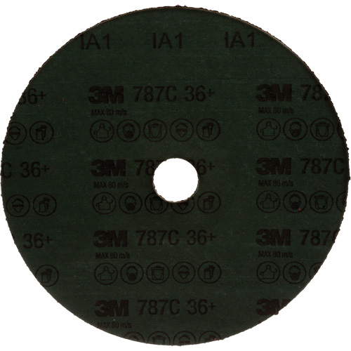 Disque en fibre 787C, C&eacute;ramique, 36+, 7" Dia x 7/8" Arbre Absolute Business Supply