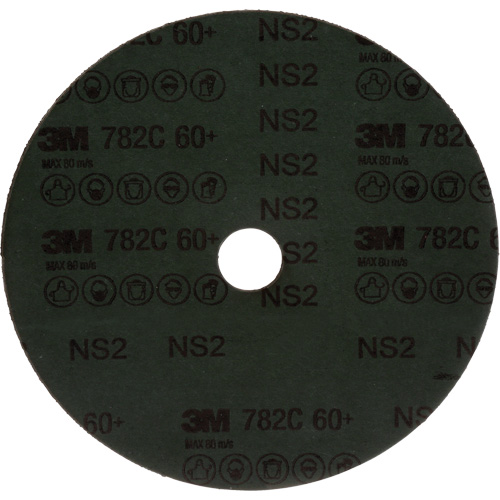 782C Fibre Disc, Ceramic, 60+, 7" Dia x 7/8" Arbor Absolute Business Supply