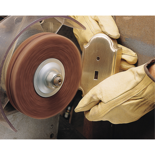 Disques robustes Scotch-Brite (oxyde d'aluminium), 6" dia., Grain Tr&egrave;s fin, Oxyde d'aluminium Absolute Business Supply