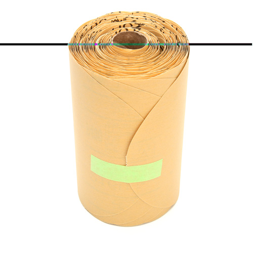Stikit Gold Paper 216U Disc Roll, Aluminum Oxide, 6" W x 87' L, P400 Grit Absolute Business Supply