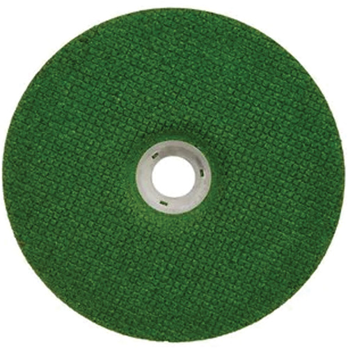 Green Corps Depressed Centre Wheel, 7" x 1/8", 7/8" Arbor, Ceramic, Type 27 Absolute Business Supply