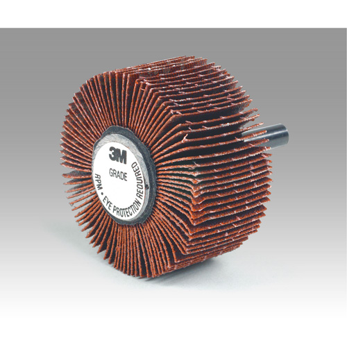 Flap Disc 747D, Aluminum Oxide/Ceramic, 60 Grit, 1" x 1" x 1/4" Absolute Business Supply