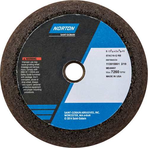 Gemini&reg; Non-Reinforced Portable Snagging Wheel Absolute Business Supply