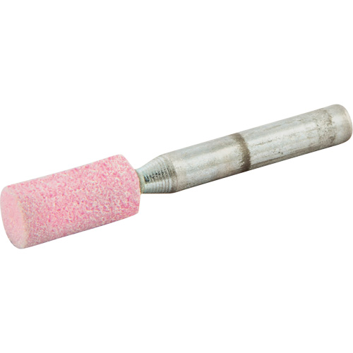 Vitrified Bond Mounted Point, W177, Aluminum Oxide, 3/8" Dia., 3/4" L, 80 Grit Absolute Business Supply