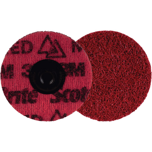 Disque de conditionnement de surface de pr&eacute;cision PN-DS Scotch-Brite Roloc, 3" dia., C&eacute;ramique Absolute Business Supply