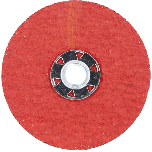 Blaze F980 Speed-Change Fastener Fiber Locking Disc, 4-1/2" Dia., 24 Grit, Ceramic Alumina Absolute Business Supply