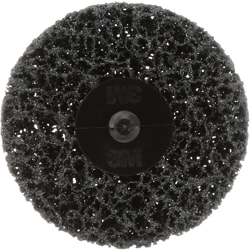 Disque de d&eacute;capage de rev&ecirc;tement Scotch-Brite Roloc 07461 CR- DH, 3" dia., Grain Extra grossier, Carbure de silicium Absolute Business Supply