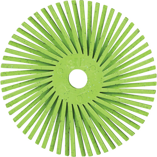Scotch-Brite Type A Precision Radial Bristle Brush PN-RB, Ceramic, 50+ Grit, 3" Dia. Absolute Business Supply
