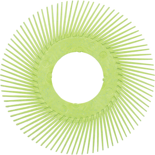 Scotch-Brite Type A Precision Radial Bristle Brush PN-RB without Adapter, Ceramic, 50+ Grit, 6" Dia. Absolute Business Supply