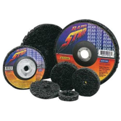 Disques non tiss&eacute;s &agrave; remplacement rapide pour d&eacute;capage Bear-Tex, 2" dia., Grain Extra grossier, Carbure de silicium Absolute Business Supply