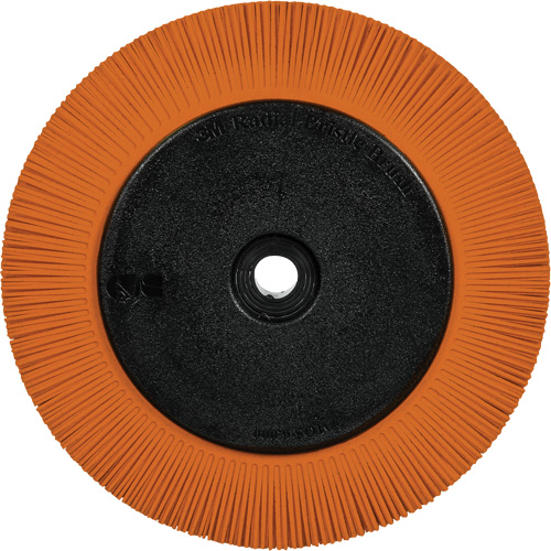 Scotch-Brite Type S Precision Radial Bristle Brush PN-RB with Flange, Ceramic, 80+ Grit, 8" Dia. Absolute Business Supply
