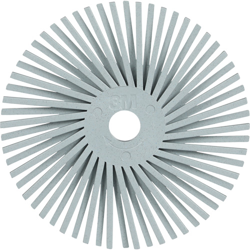 Brosse radiale en soies de pr&eacute;cision type A PN-RB Scotch-Brite , C&eacute;ramique, Grain 120+, 3" dia. Absolute Business Supply