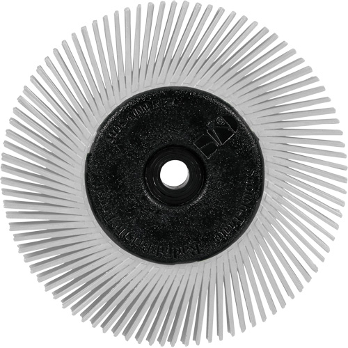 Scotch-Brite Type A Precision Radial Bristle Brush PN-RB with Adapter, Ceramic, 120+ Grit, 6" Dia. Absolute Business Supply