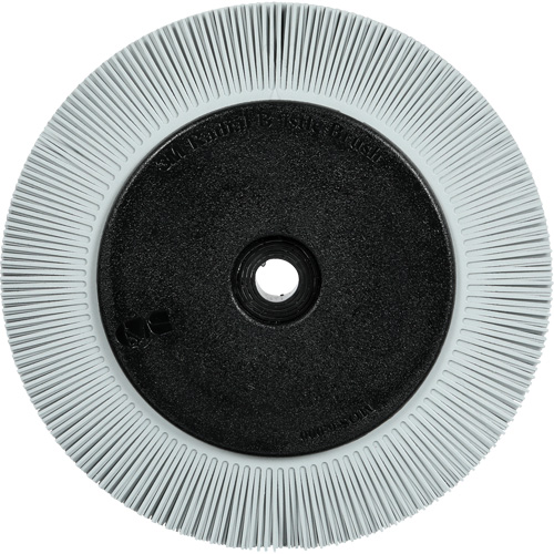 Scotch-Brite Type S Precision Radial Bristle Brush PN-RB with Flange, Ceramic, 120+ Grit, 8" Dia. Absolute Business Supply