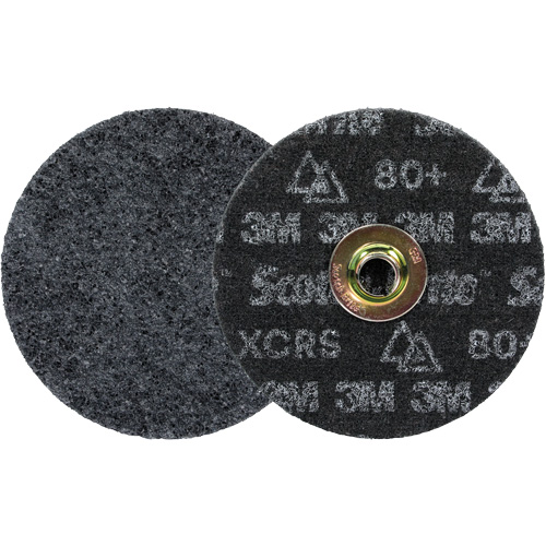 Scotch-Brite Precision Heavy-Duty Surface Conditioning Quick Change Disc, HD-DN, 5" Dia., 80+ Grit, Ceramic Absolute Business Supply