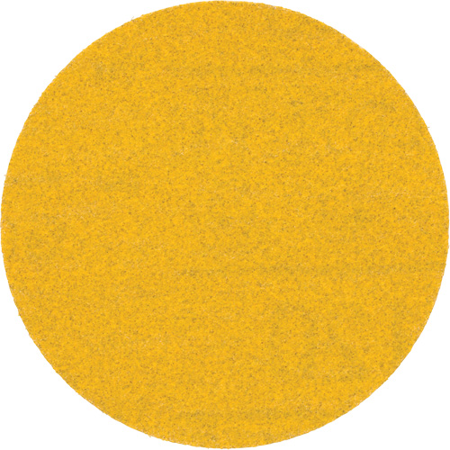 Hookit Gold Abrasive Disc, 3" Dia., 120 Grit, Aluminum Oxide, C Weight Absolute Business Supply