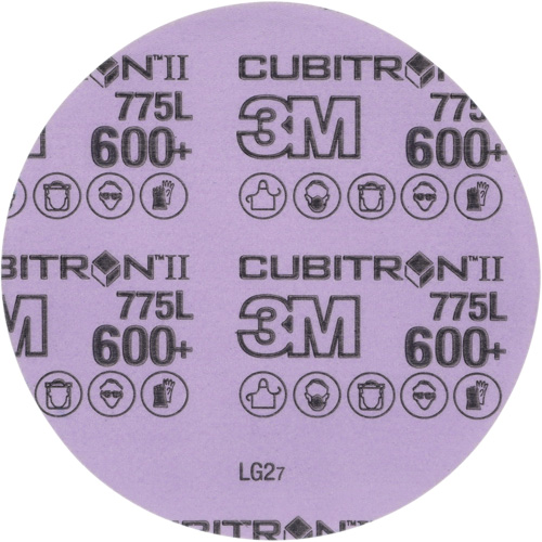 Disque en pellicule Cubitron II Hookit, dia 5", Grain 600+, C&eacute;ramique, 3 mil Absolute Business Supply
