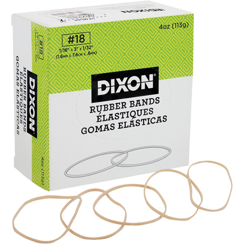 Bandes &eacute;lastiques, 3" x 1/16" Absolute Business Supply