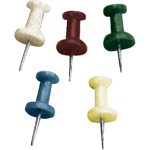Corkboard Accessories - Push pins Absolute Business Supply