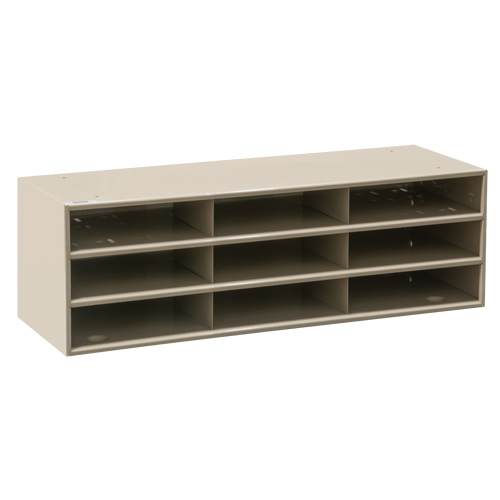 Data Organizers, Stationary, 15 Slots, Steel, 33-3/4" W x 11 5/8" D x 17 3/4" H Absolute Business Supply