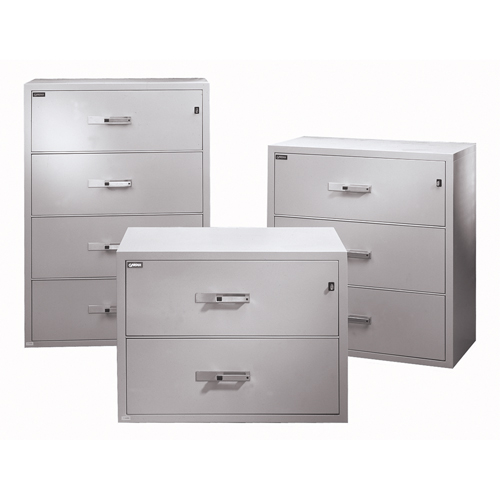 Fire Resistant Filing Cabinets, Steel, 2 Drawers, 38-3/4" W x 23-1/2" D x 29" H, Beige Absolute Business Supply