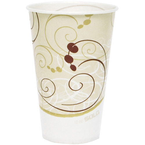 Goblets jetables, Papier, 12 oz, Multicolore Absolute Business Supply