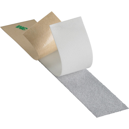 Fastener, Hook, 25 yds x 1", Adhesive, White Absolute Business Supply